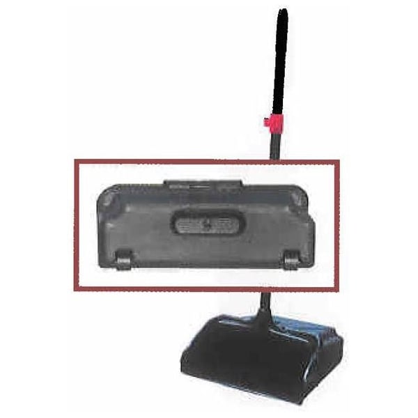 12 Lobby Dustpan on Wheels with Handle, PK6